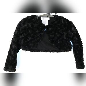 Bonnie Jean Faux Fur 2T Holiday, Special Occasions Jacket.